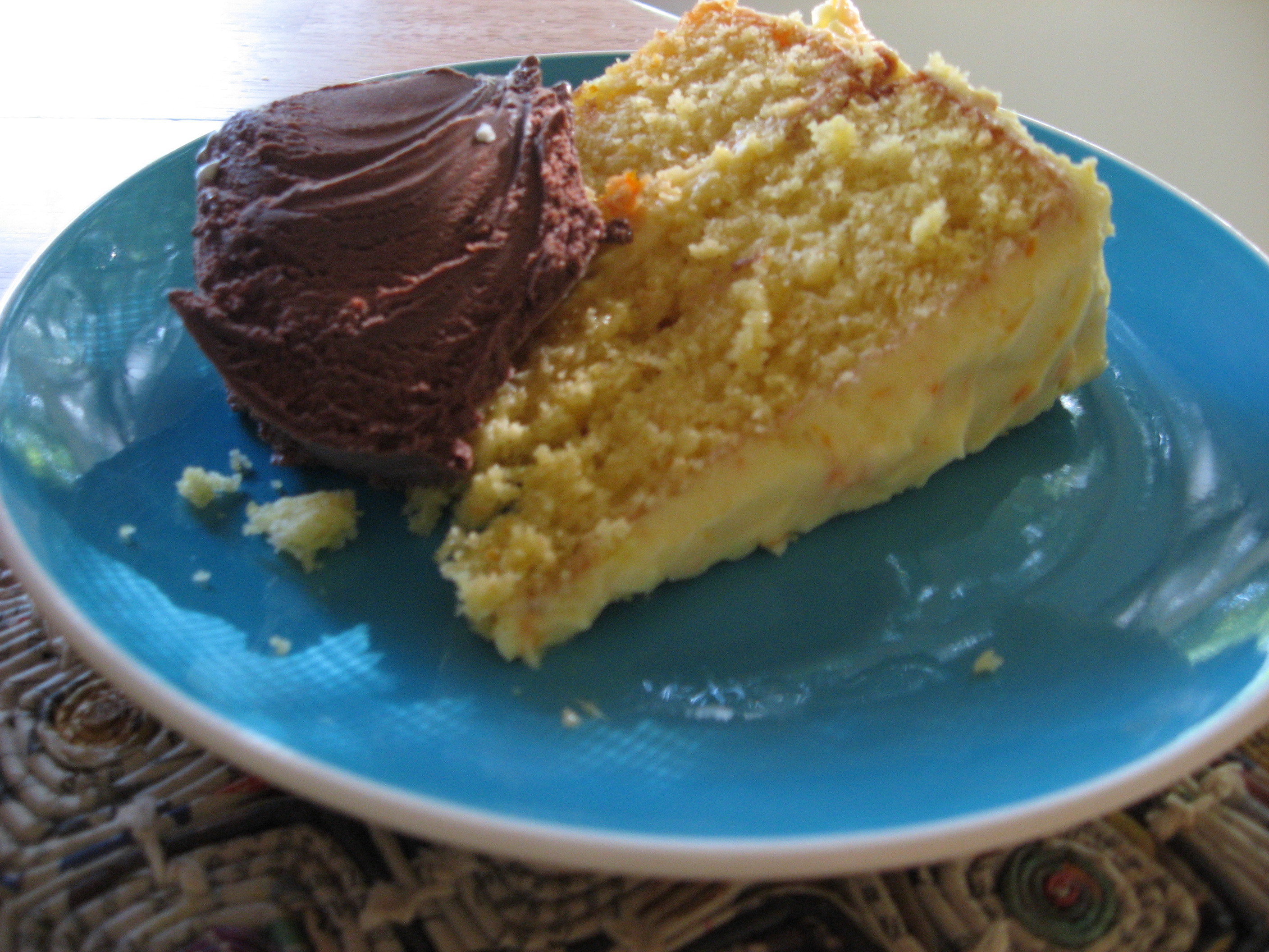 Fresh Tangerine Layer Cake