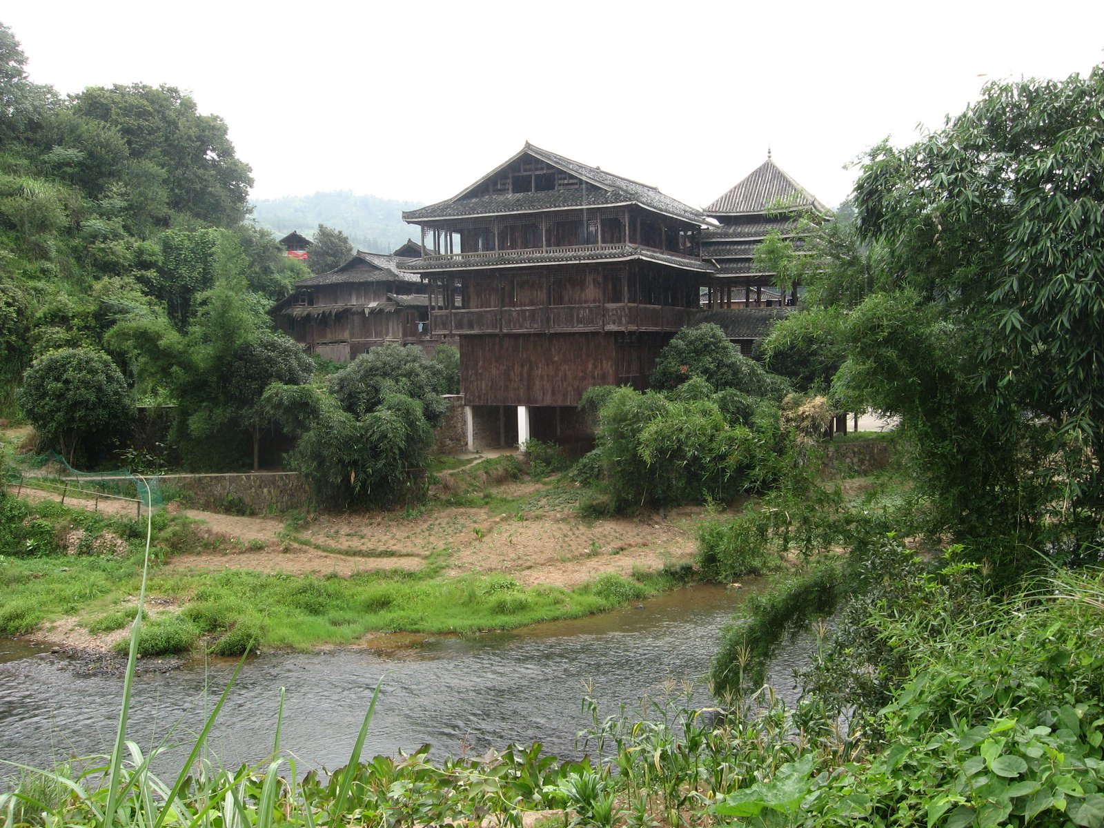 wooden building