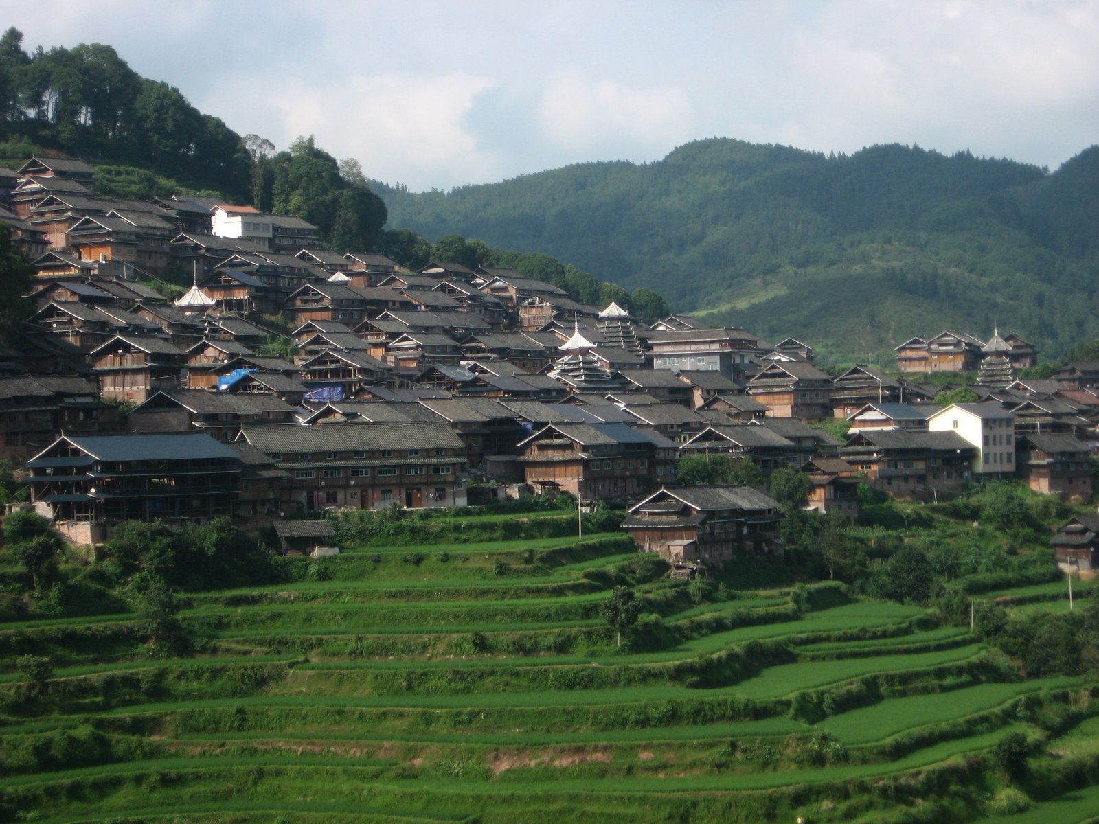 village and terraces