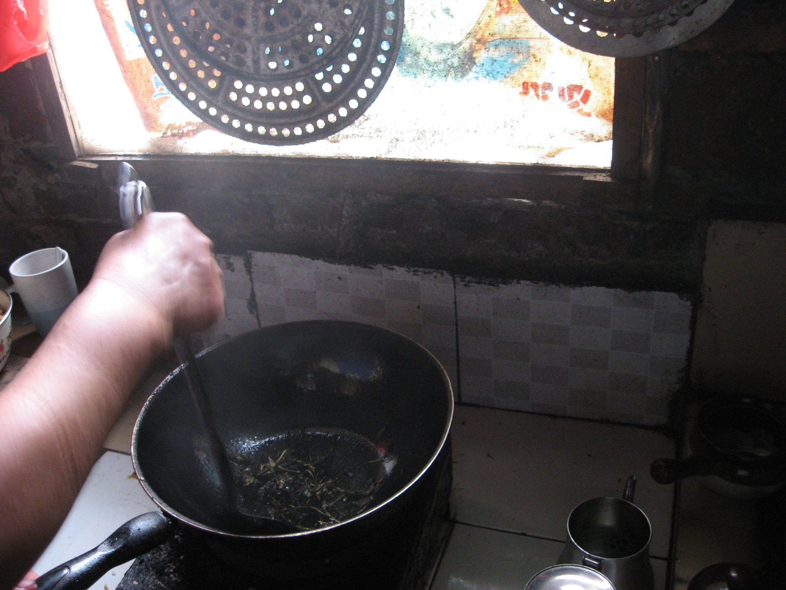 frying tea