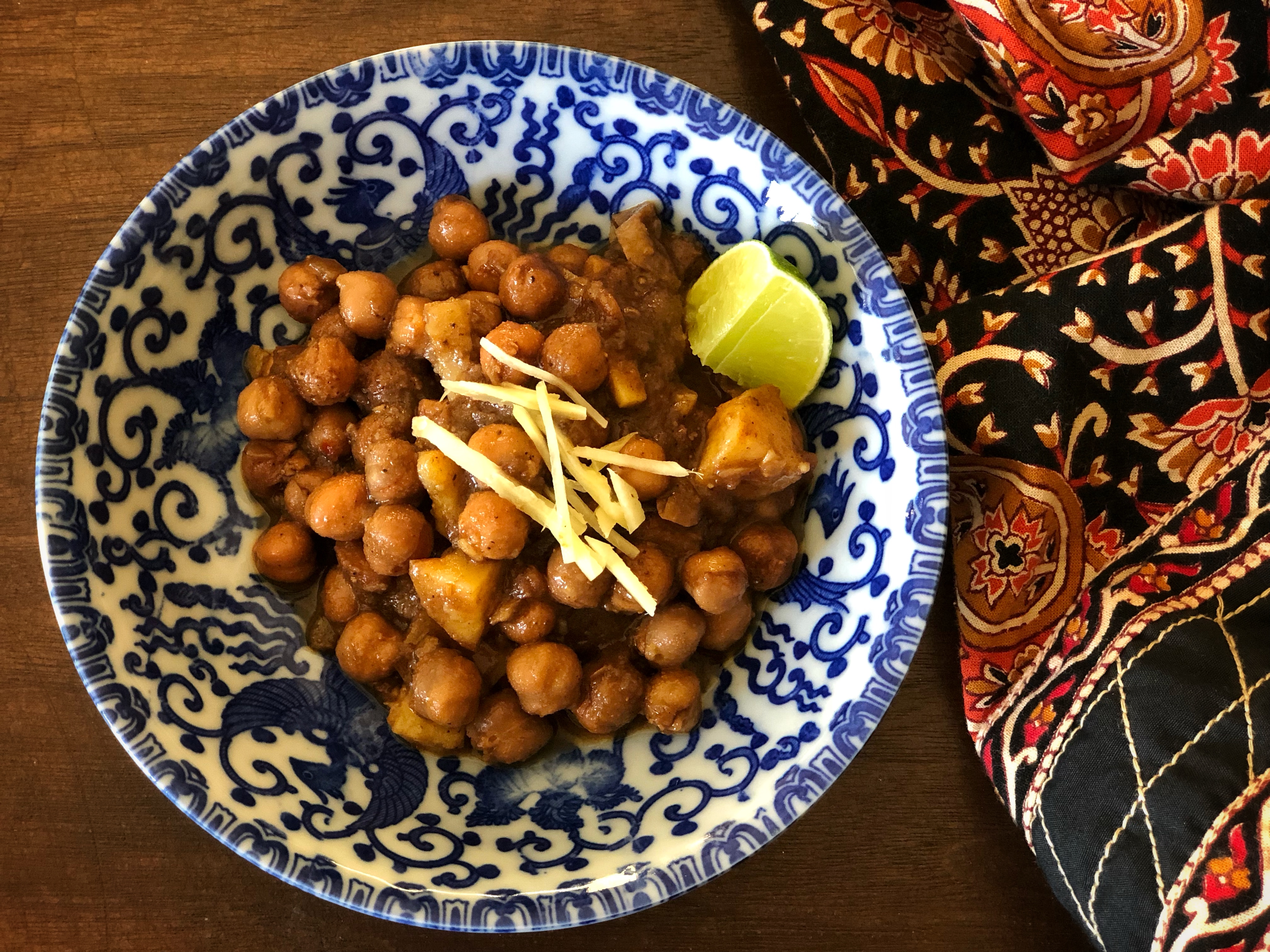 Dishoom’s Chole : Black Tea Chickpeas