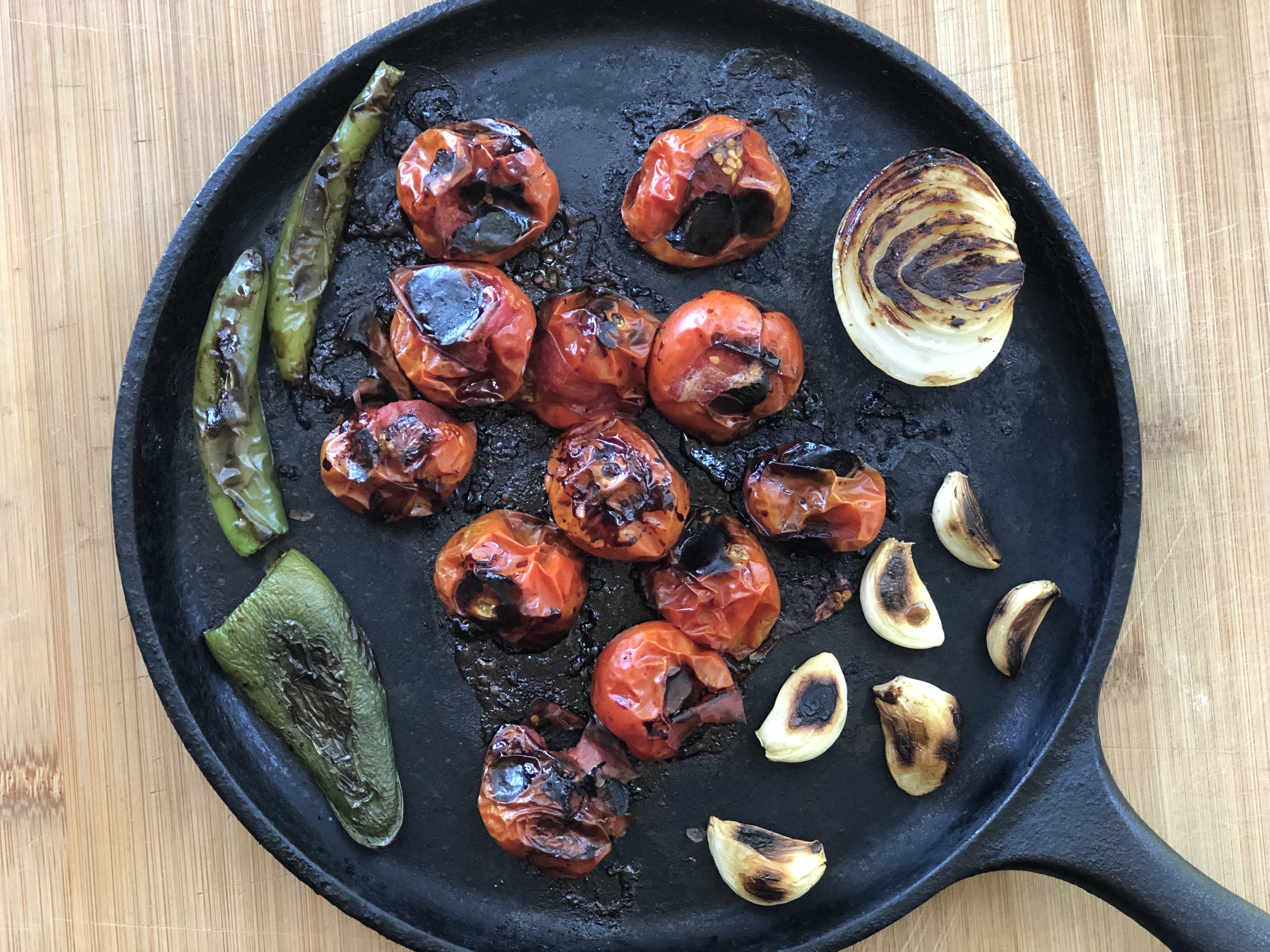 Spicy Roasted Tomato Salsa