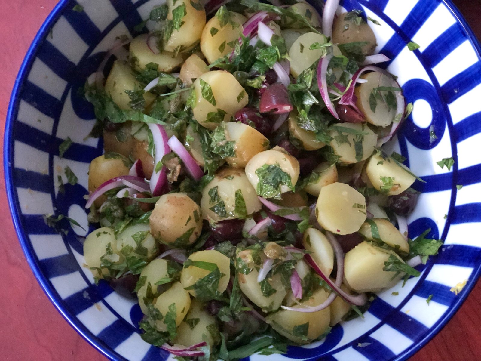 Lemony Potato Salad with Garlic Confit