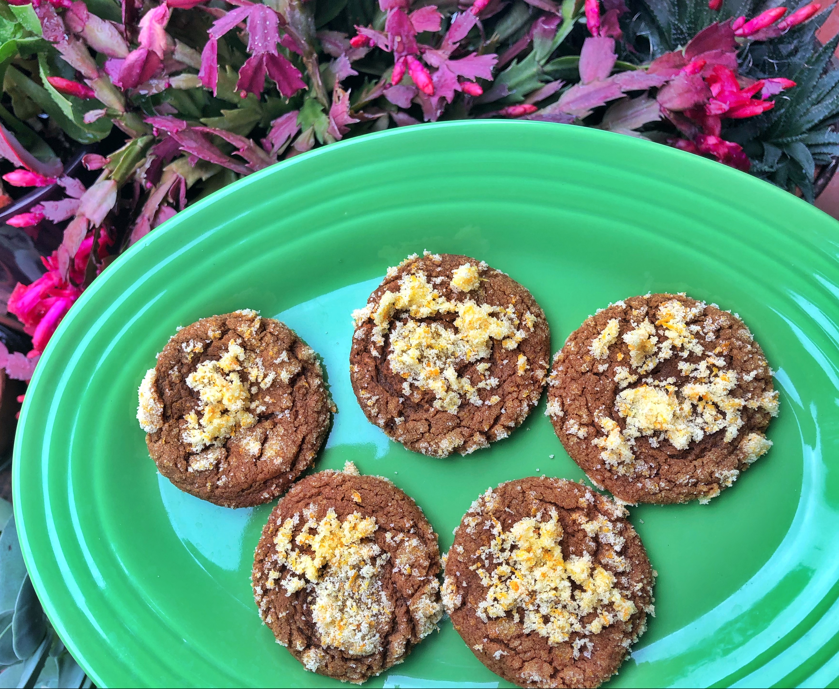 Mom’s Orange Sugar Molasses Cookies